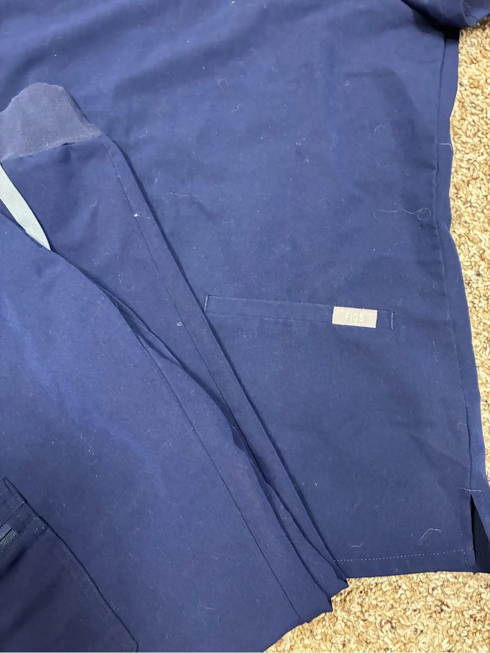 FIGS 2 Piece Matching Three Casma Pocket Top Joggers Scrub Set